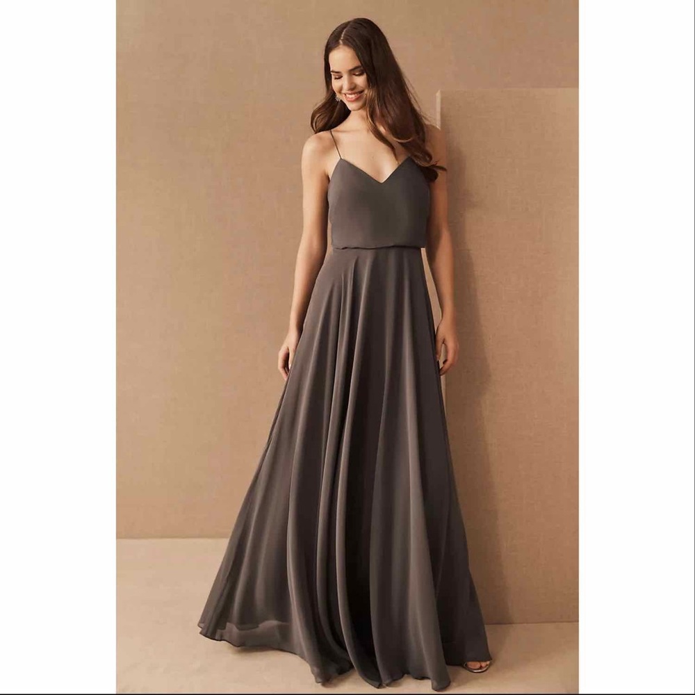 🆕Jenny Yoo Collection Inesse Dress Charcoal